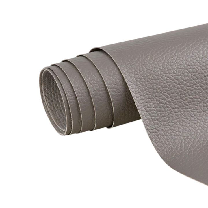 Self-adhesive leather repair patch in several colours