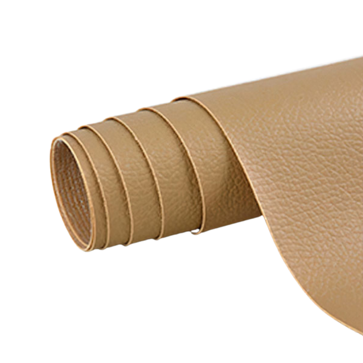 Self-adhesive leather repair patch in several colours