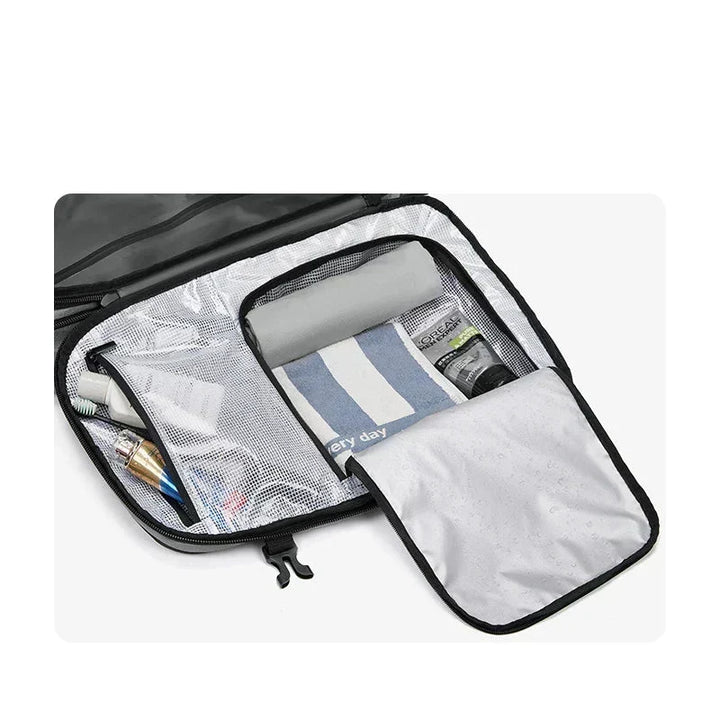 ElitePack Rucksack mit Luftkompression | Wasserdichter 60L-Rucksack für Business und Reisen mit Vakuum-Kompressionstechnologie