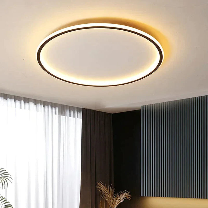 Round Scandinavian LED Ceiling Lamp | 1 Light
