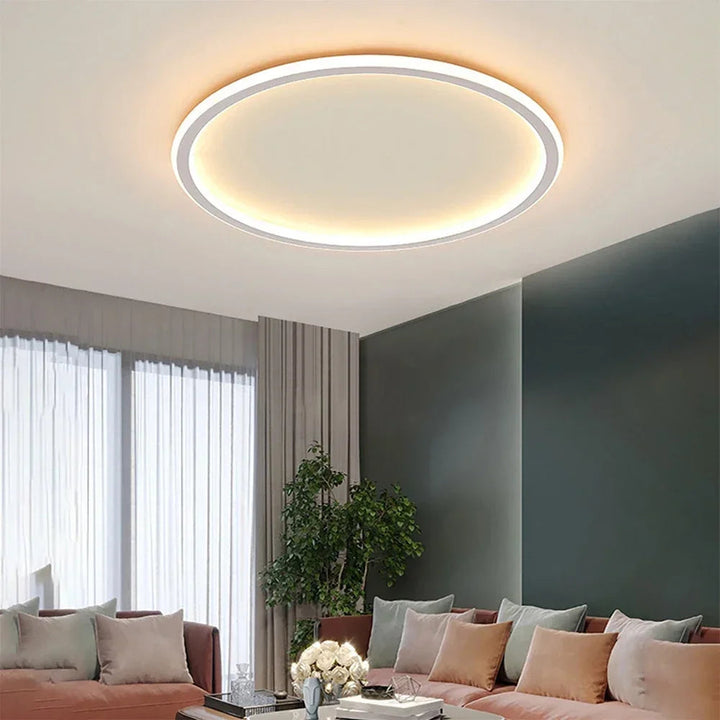 Round Scandinavian LED Ceiling Lamp | 1 Light
