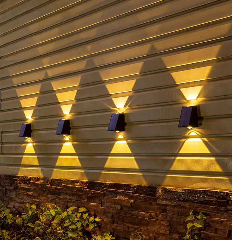 Solar Wall Light | Wireless & Automatic | IP65 Weatherproof