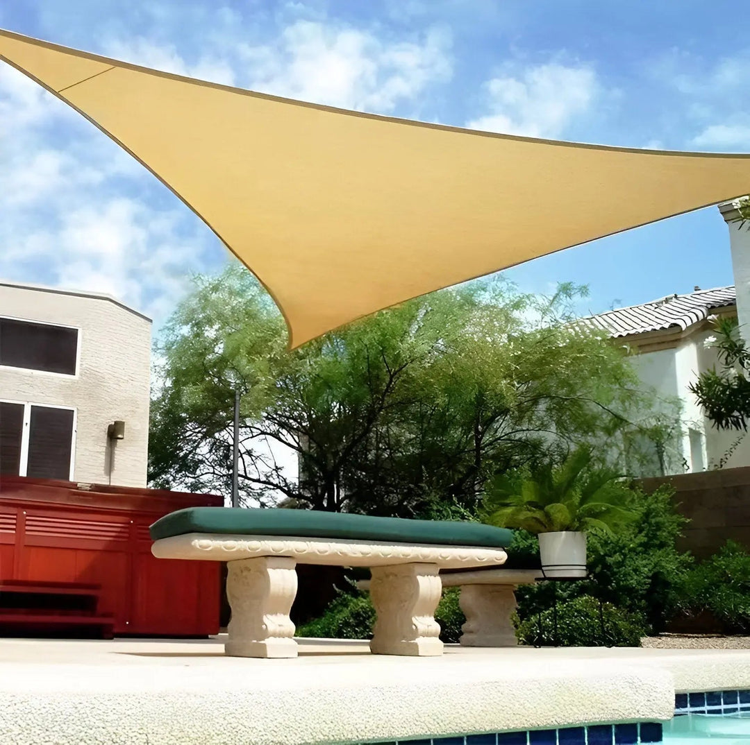 Sun Shade | Triangular Shade Sail for Terraces | UV Protection and Water-Resistant | AeriCover