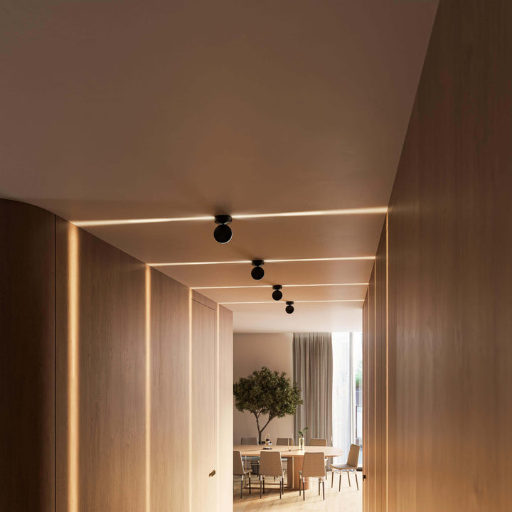 LED Wall Light with Spot Function | 360° Rotating Head | Square Light Cone