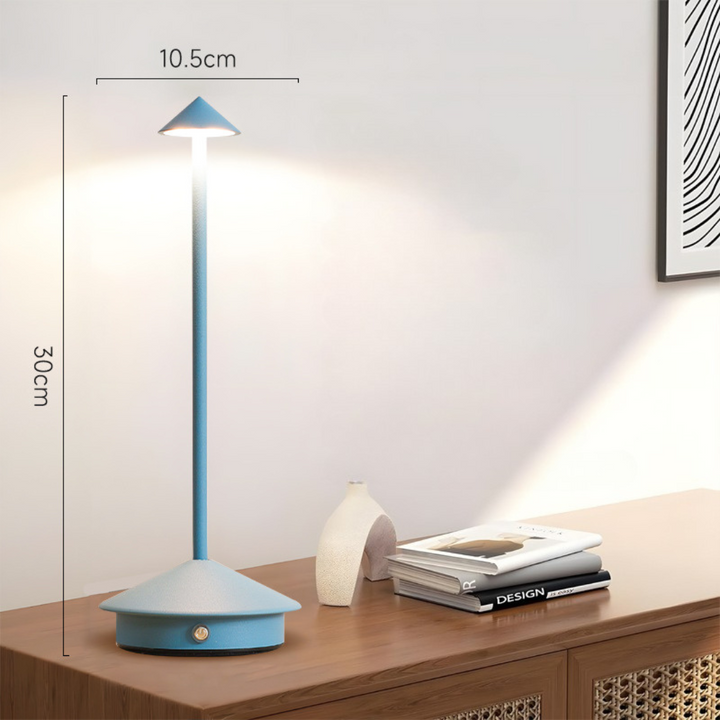 Cordless Table Lamp with Touch Dimmer and USB Charging