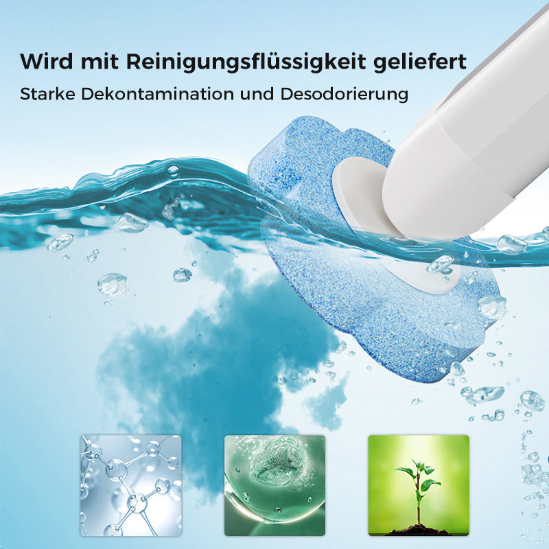 Disposable Toilet Brush | Antibacterial, Hygienic Sponge Heads