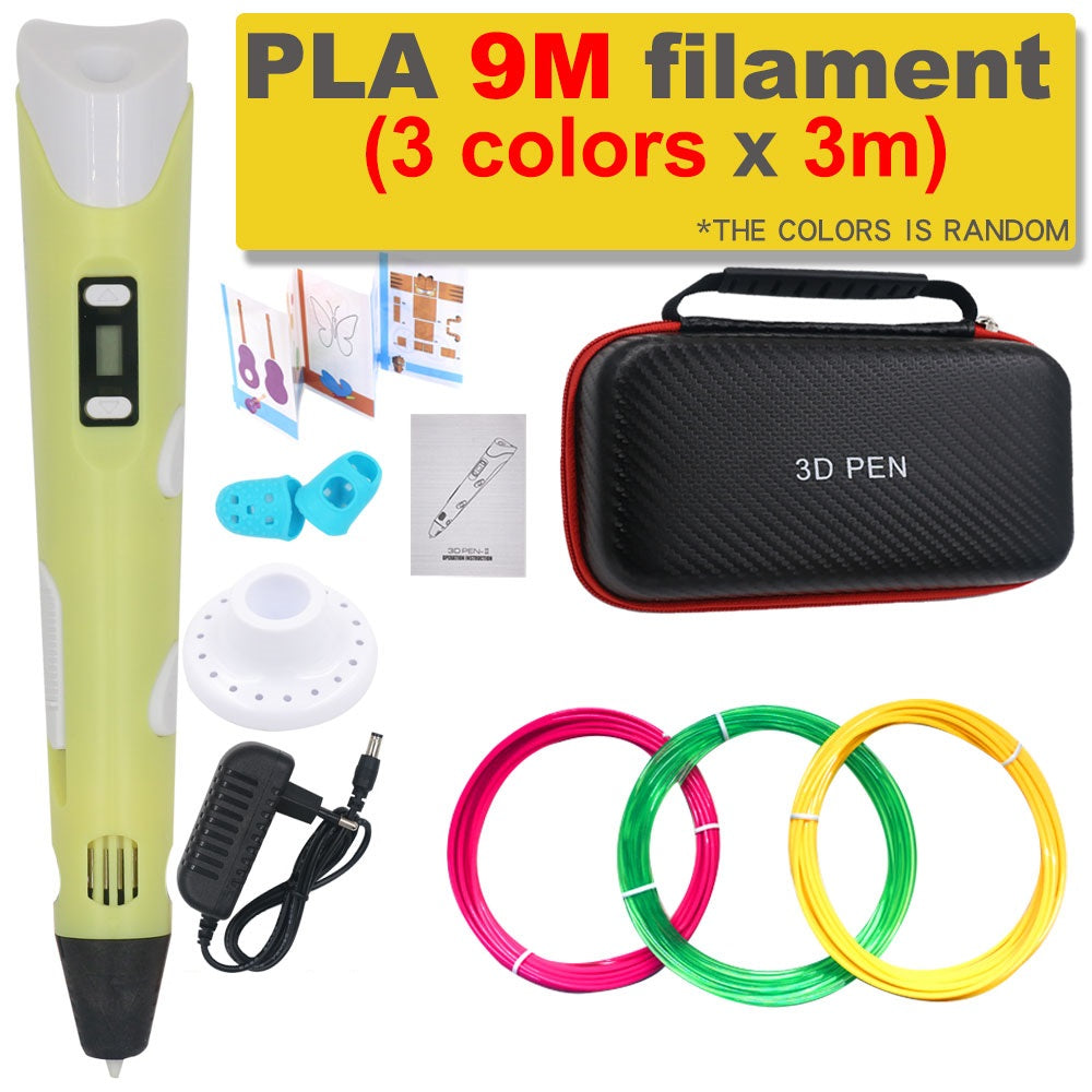 DIY 3D Printing Pen with 200M of PLA Filament, Gift for Children