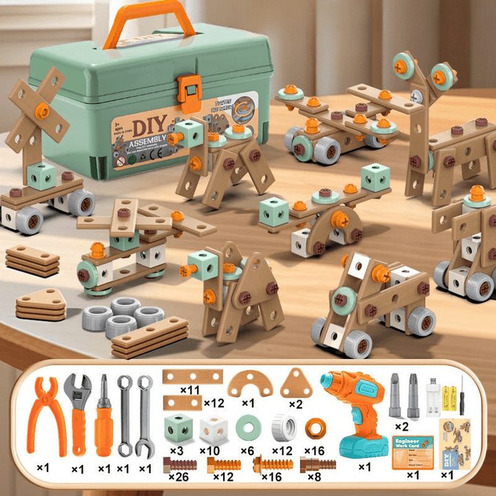 BUILDMASTER – Tool Set for Creative Children Aged 3 and Up
