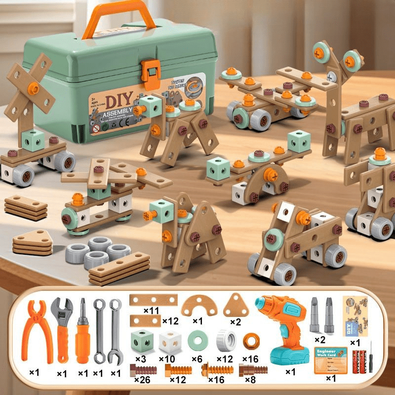 BUILDMASTER – Werkzeugset für kreative Kinder ab 3 Jahren