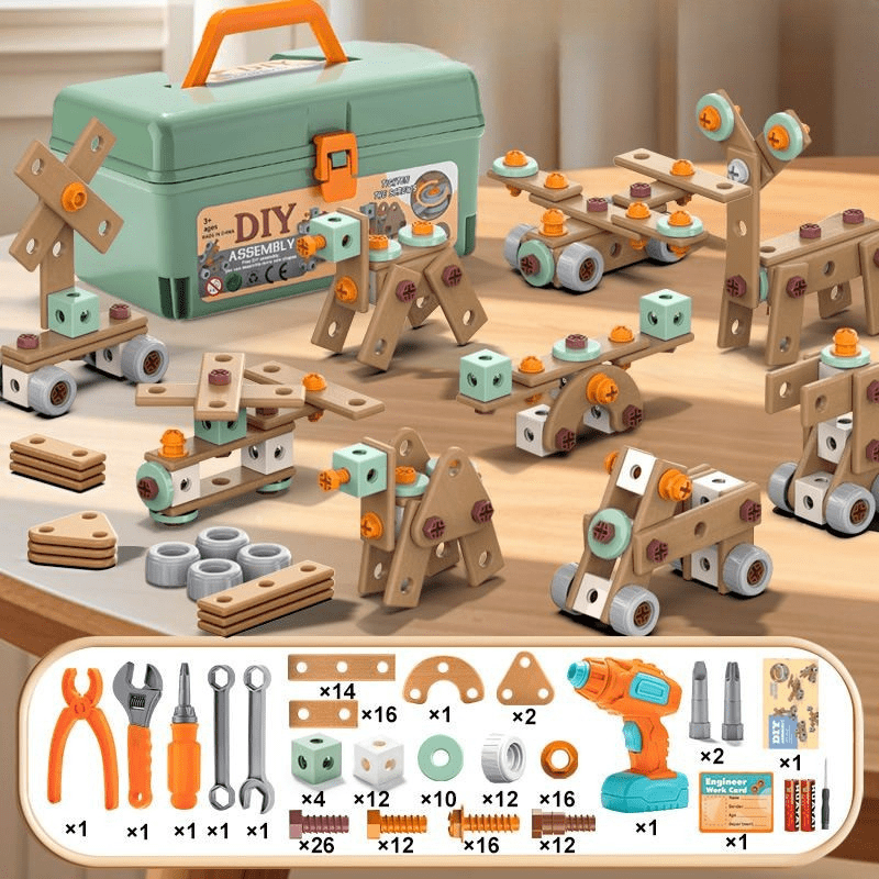 BUILDMASTER – Tool Set for Creative Children Aged 3 and Up