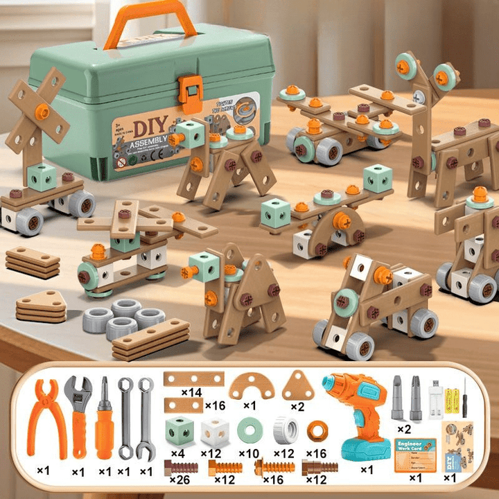 BUILDMASTER – Tool Set for Creative Children Aged 3 and Up