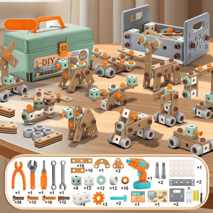 BUILDMASTER – Werkzeugset für kreative Kinder ab 3 Jahren