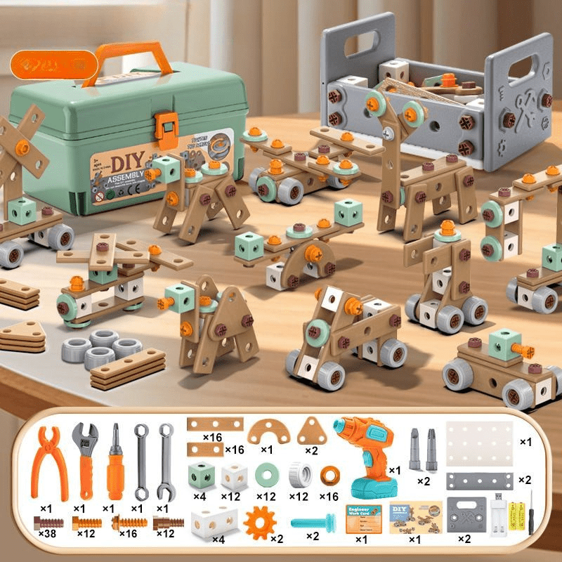 BUILDMASTER – Tool Set for Creative Children Aged 3 and Up