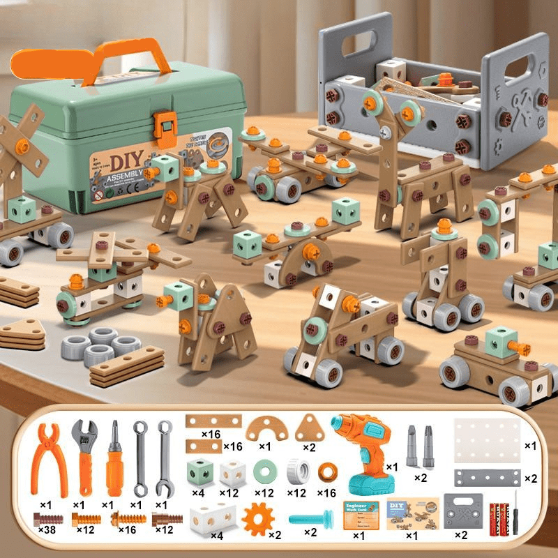 BUILDMASTER – Tool Set for Creative Children Aged 3 and Up