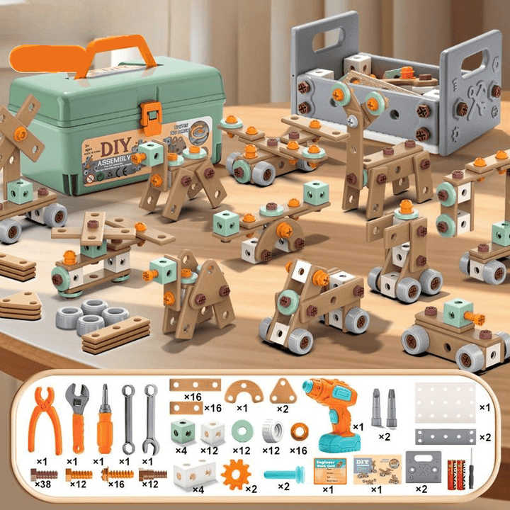 BUILDMASTER – Tool Set for Creative Children Aged 3 and Up