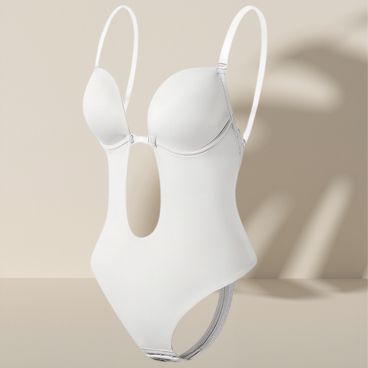 Deep V and backless body shaper