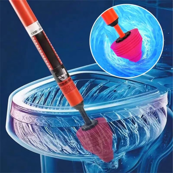 AirBlast Pro High-Pressure Drain Cleaner | Powerful Pneumatic Plunger for Toilets, Sinks and Drains