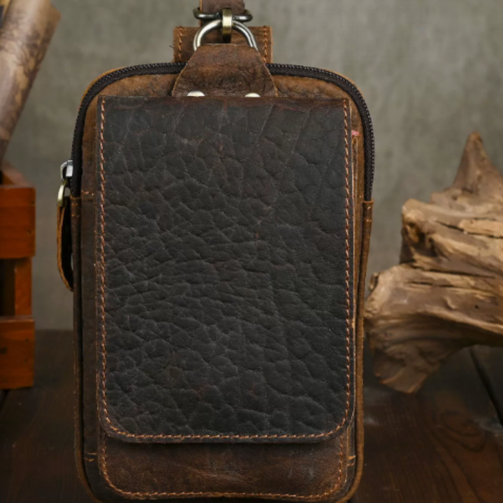Men's Genuine Leather Waist Bag - Keep Everything Within Reach
