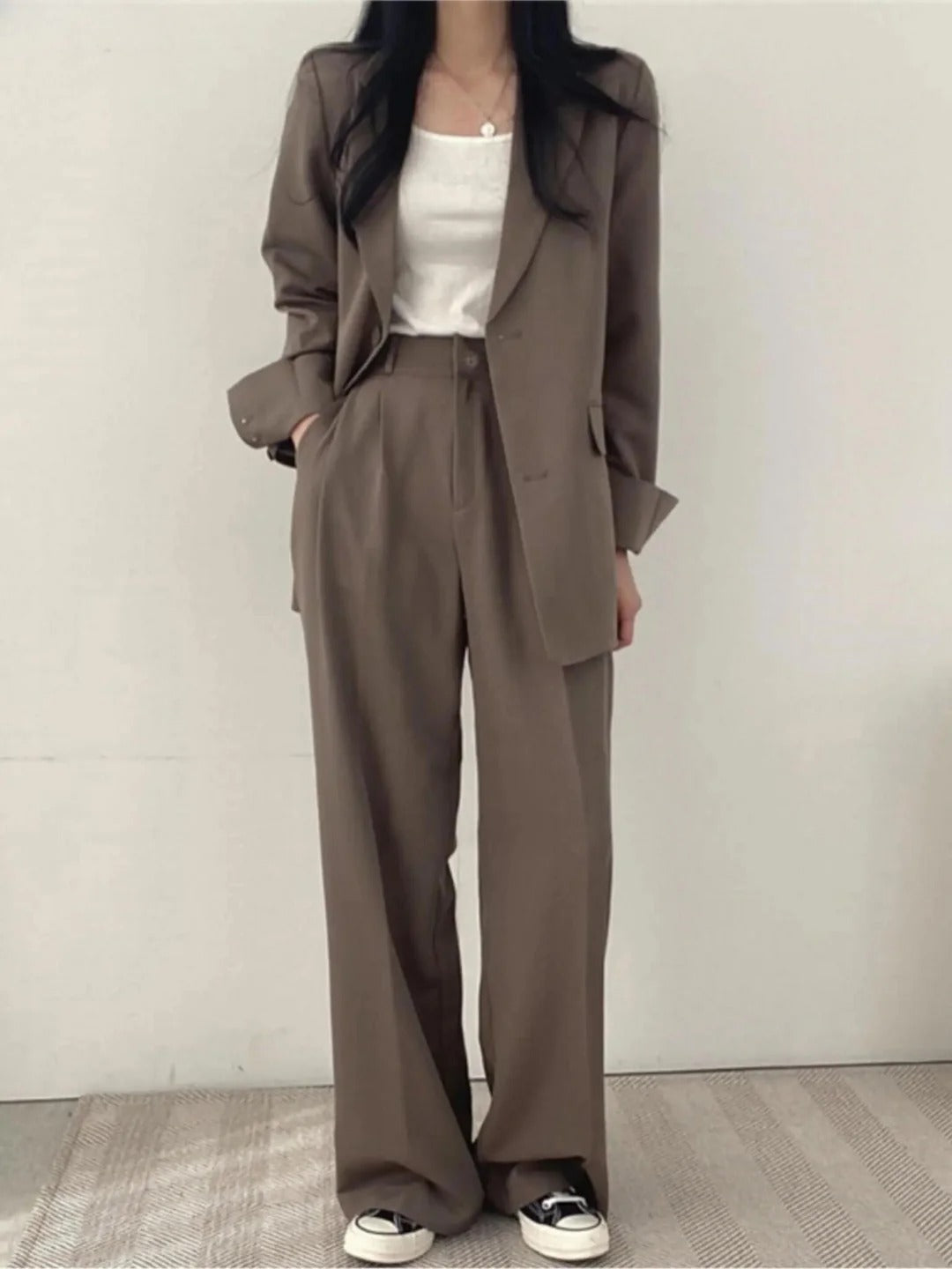 Luna Women's Trouser Suit – Elegance, Comfort, and Versatility