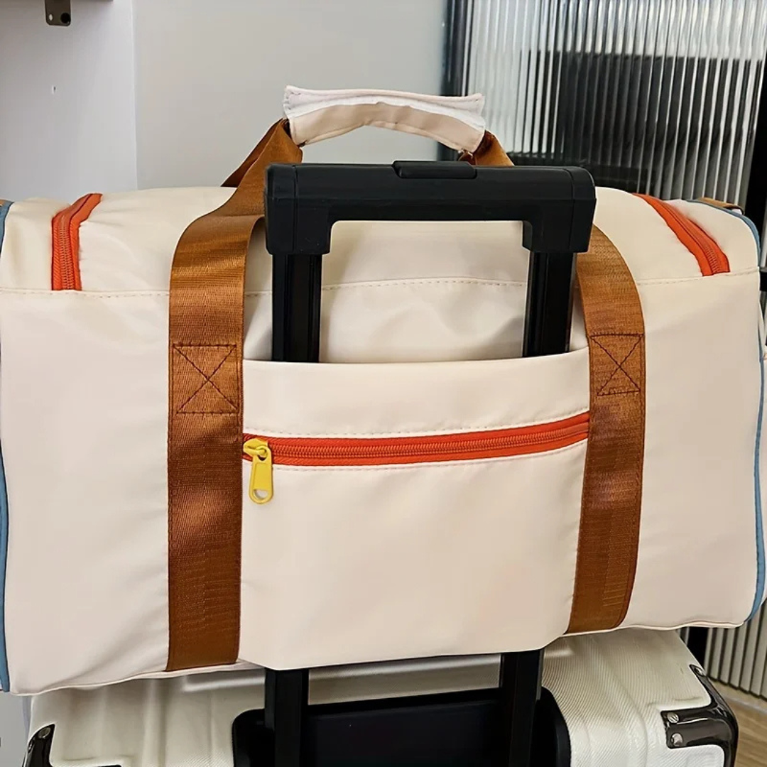 Lightweight Travel Bag with Colour Blocking - FlexaBag