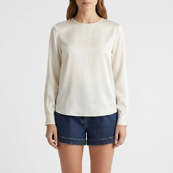 VinturaHigh-Waisted Denim Shorts