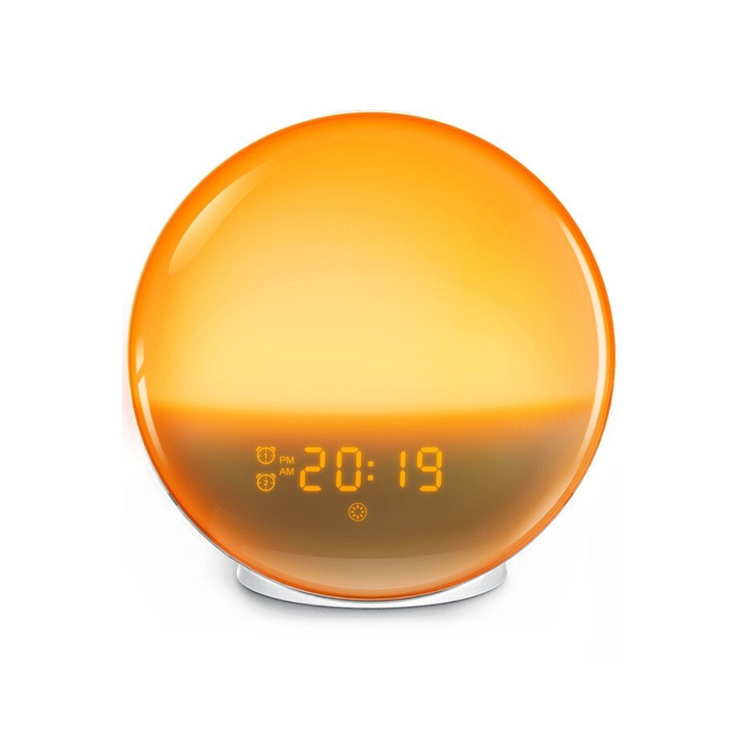 Natural Alarm Clock Radio with Wake-Up Light - GlowRise