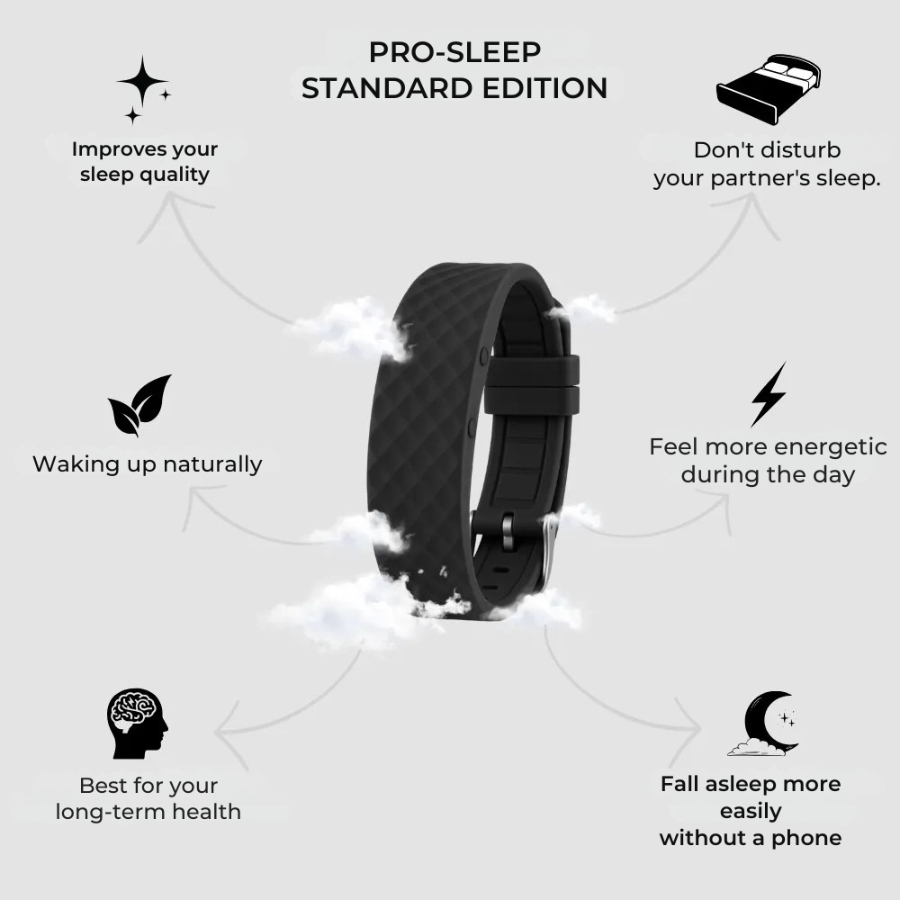 Silent vibrating alarm clock | Quiet waking | Adjustable intensity