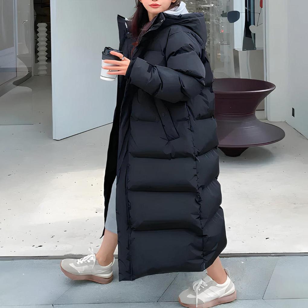 Women’s Long Winter Parka – Weather-Resistant Design