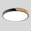 Nordic Macaron Round Wooden Ceiling Lamp