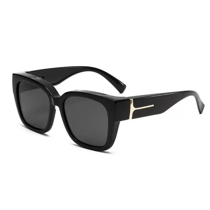 New Fashionable Myopia Glasses With Large Square Frames