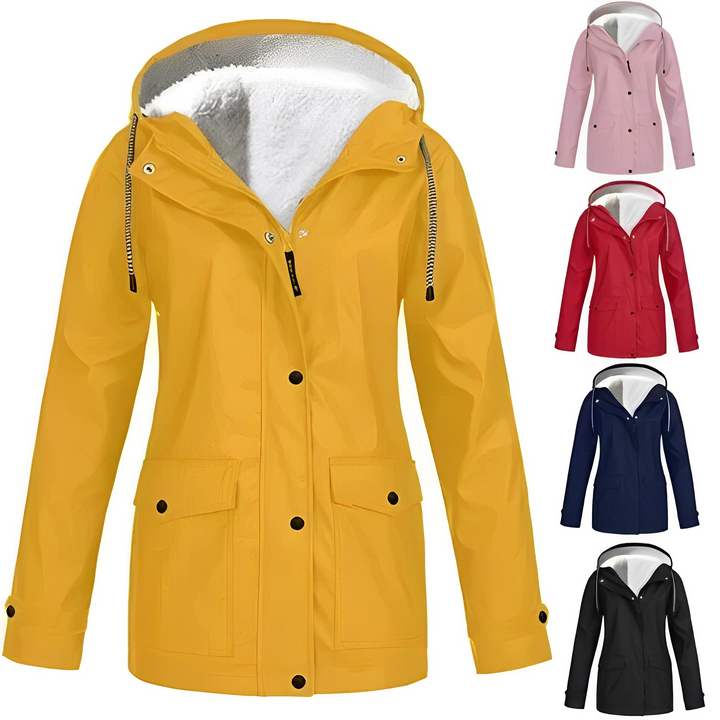 Fleece-Lined Women's Raincoat - WarmWarder