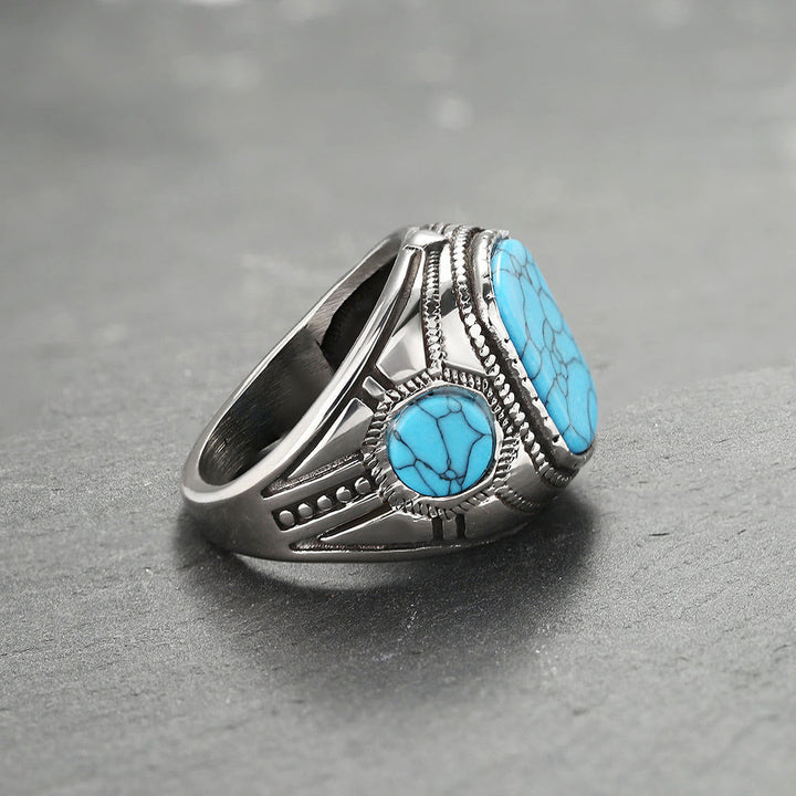 Men's Turquoise Ring – Thorin