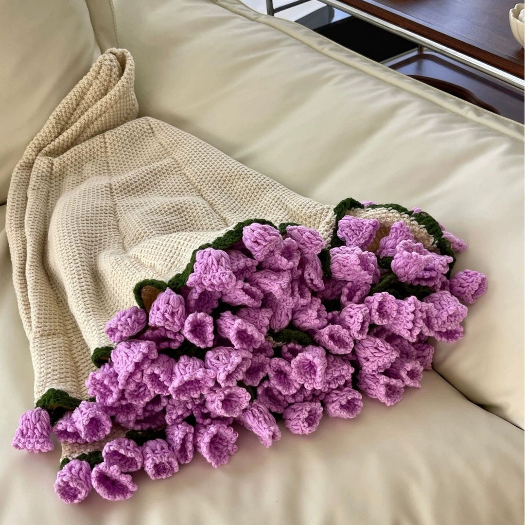 Rose Bouquet Finished Product Preserved Flower Nap Blanket Craft Materials