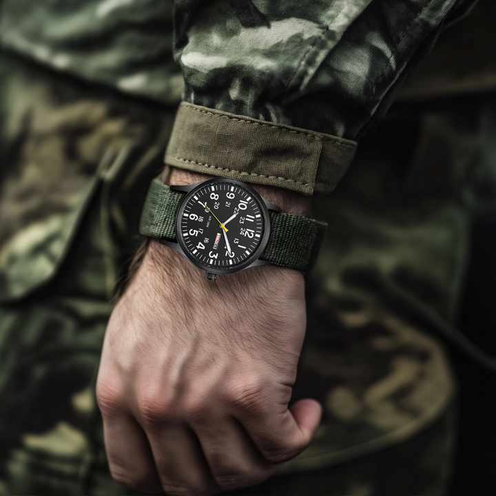 Men's Outdoor Watch – 100m Waterproof, Scratch-Resistant Sapphire Glass