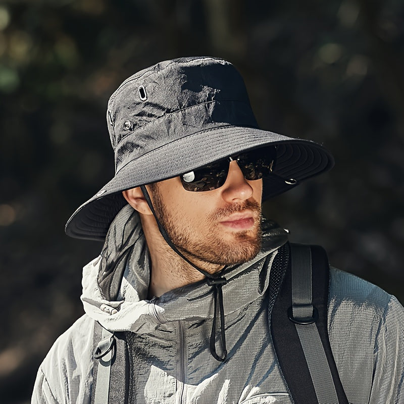 Breathable Sun Hat - Wide Brim and UV Protection
