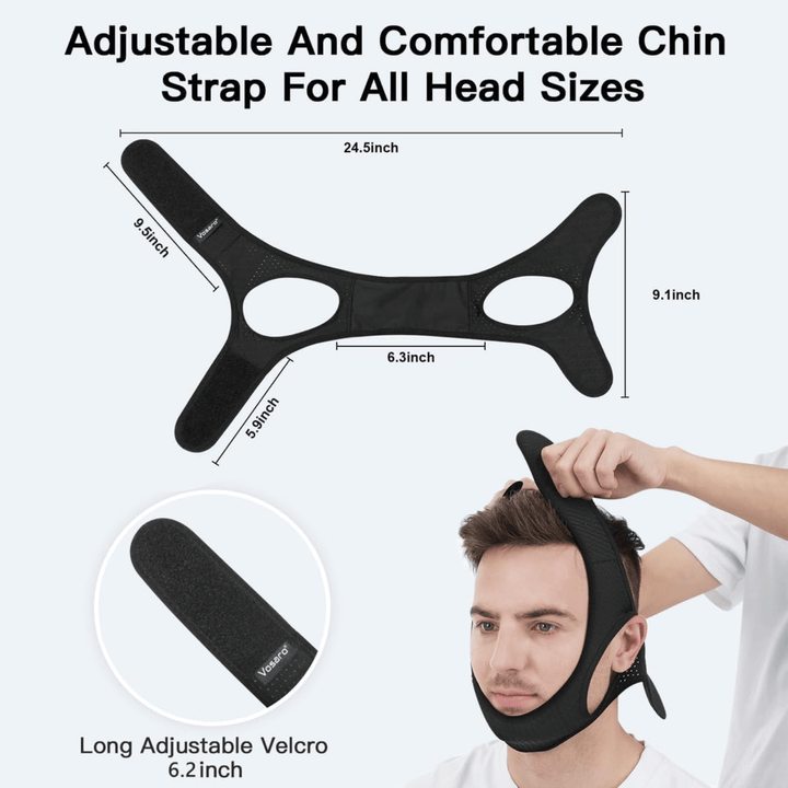 OrthoPlus - Kinriem Anti-Snoring Chin Strap - Effective Solution Against Snoring