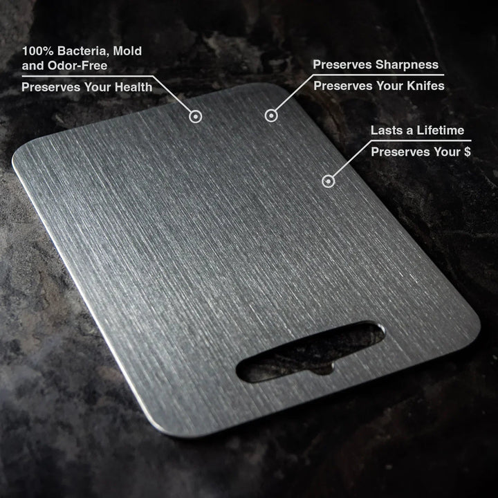Titanium Kitchen Chopping Board – Antibacterial | Non-Toxic | Durable