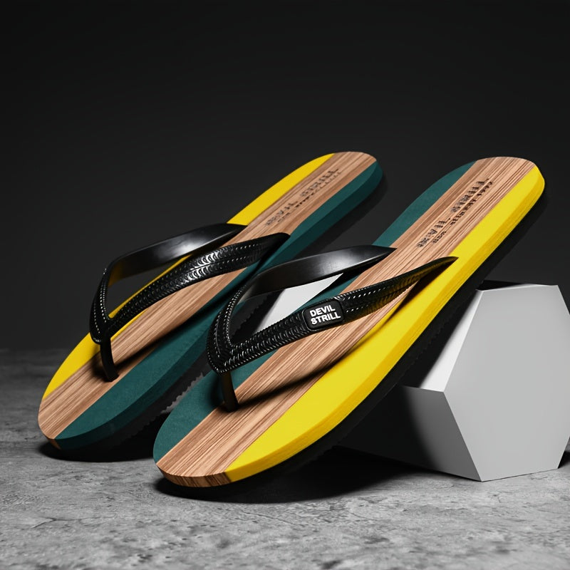 Men's Slippers | Non-Slip & Odourless | EVA Upper with Rubber Sole