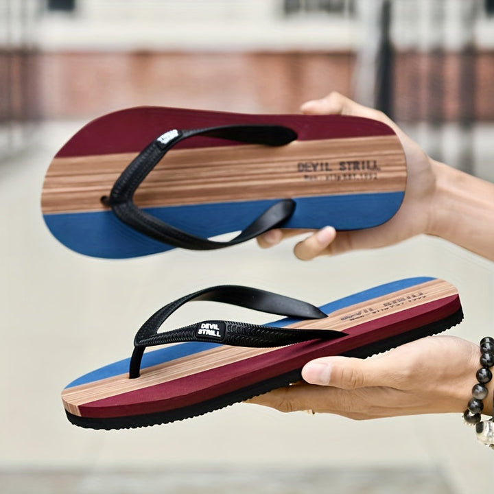 Men's Slippers | Non-Slip & Odourless | EVA Upper with Rubber Sole