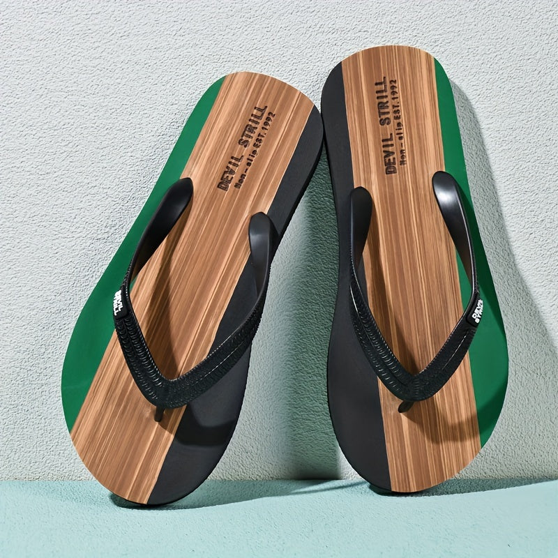 Men's Slippers | Non-Slip & Odourless | EVA Upper with Rubber Sole