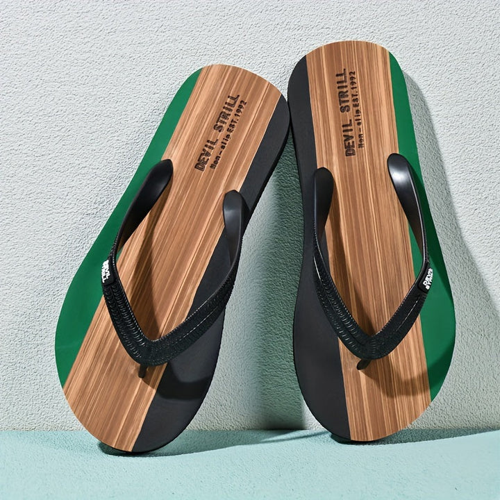 Men's Slippers | Non-Slip & Odourless | EVA Upper with Rubber Sole