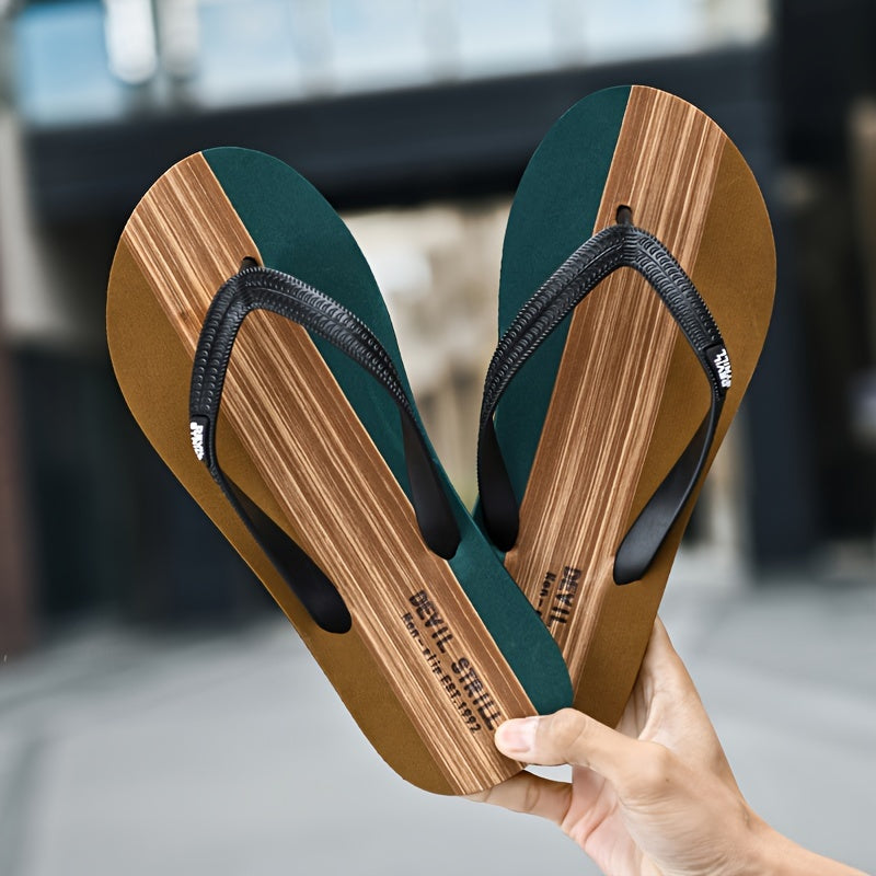 Men's Slippers | Non-Slip & Odourless | EVA Upper with Rubber Sole