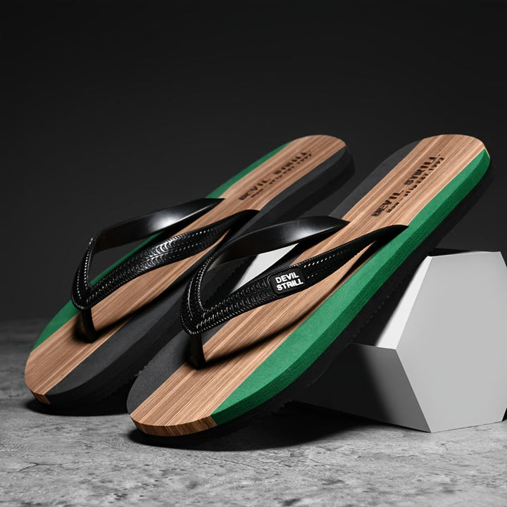 Men's Slippers | Non-Slip & Odourless | EVA Upper with Rubber Sole