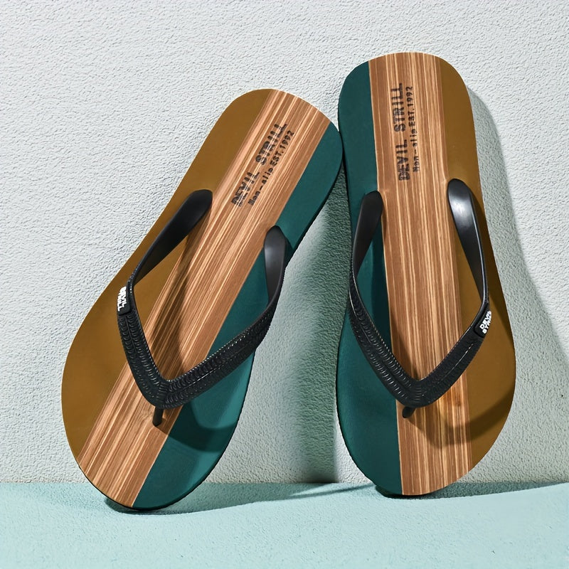 Men's Slippers | Non-Slip & Odourless | EVA Upper with Rubber Sole