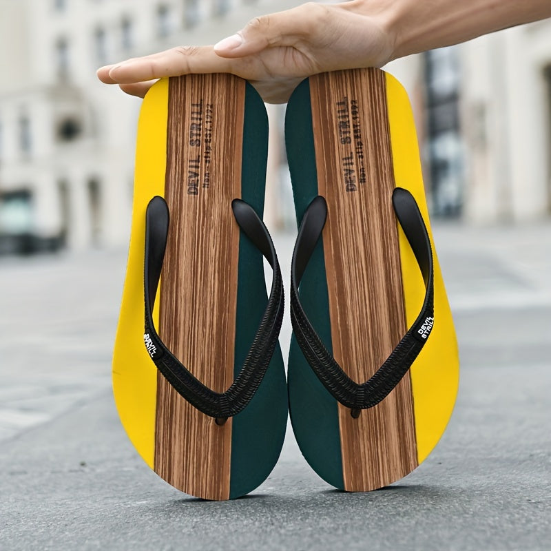 Men's Slippers | Non-Slip & Odourless | EVA Upper with Rubber Sole