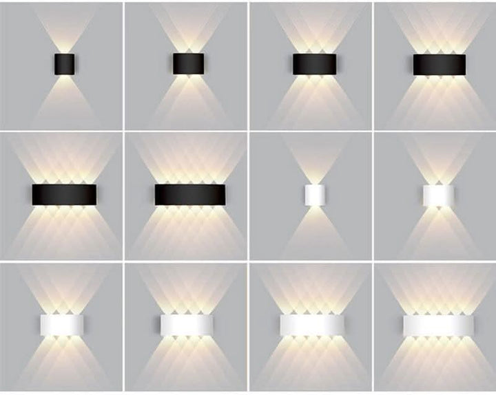 Waterproof LED Outdoor Wall Light – Slim Aluminium, Energy-Saving