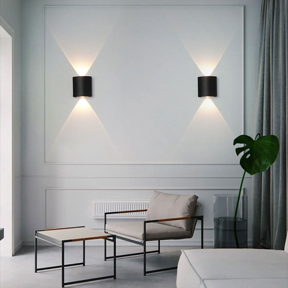 Waterproof LED Outdoor Wall Light – Slim Aluminium, Energy-Saving