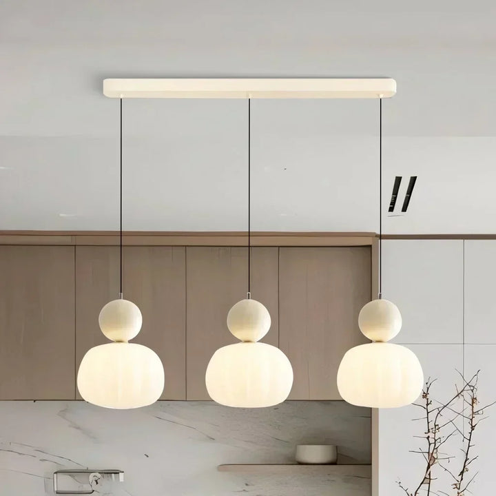 CrèmeLuma Chandelier - Art Deco Design