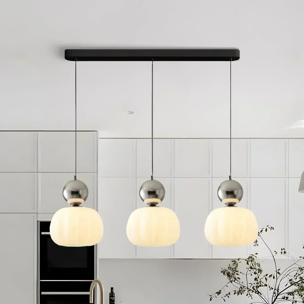CrèmeLuma Chandelier - Art Deco Design