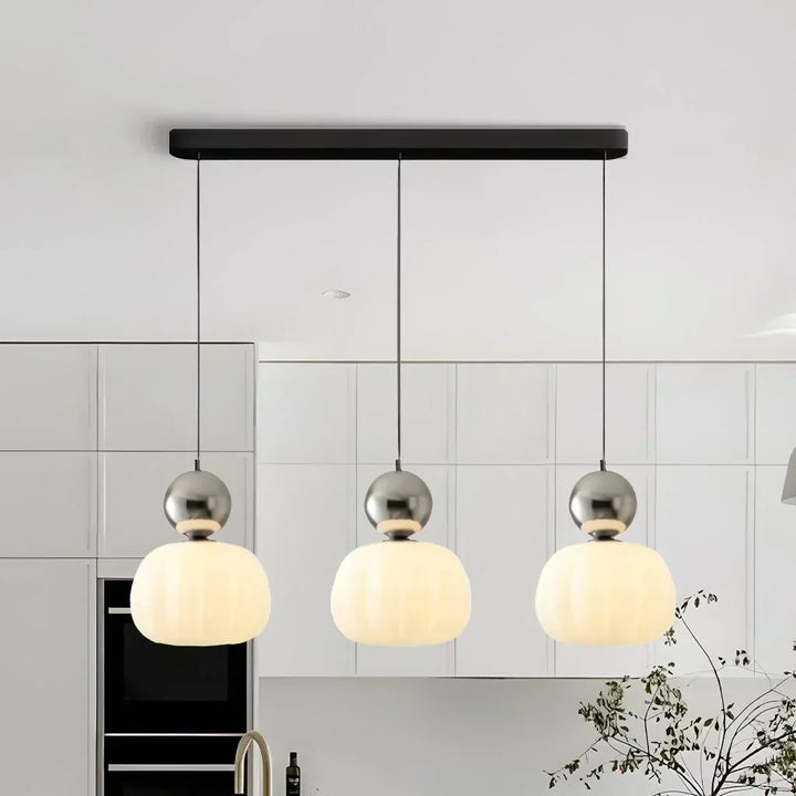 CrèmeLuma Chandelier - Art Deco Design